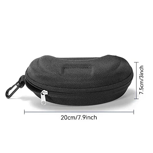 2pc Zipper Kids Glasses Case Portable Eye Glasses Sunglasses Hard Protector Case 2