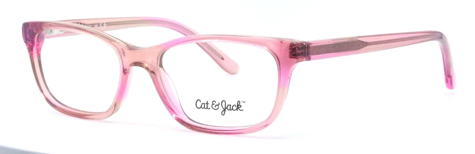 CAT & JACK CA2023 6531 Pink Fade Glitter Girls Kids Eyeglasses 45-14-125