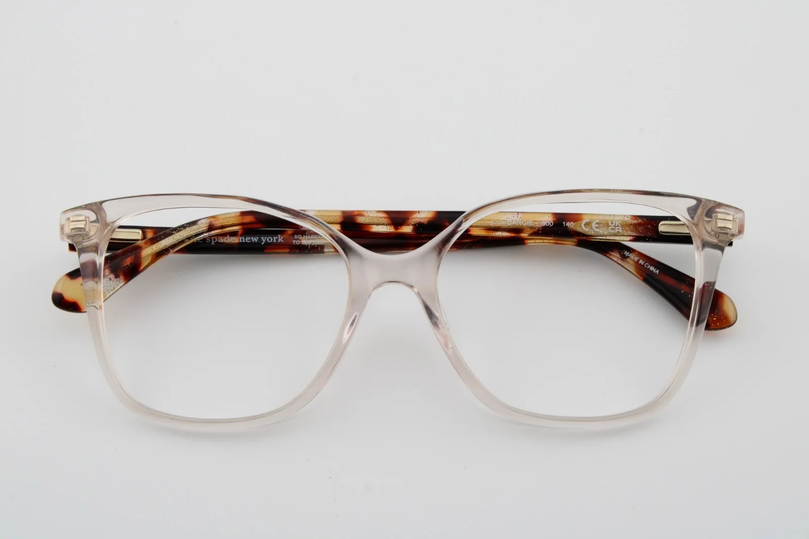 Coach Eyeglasses Frames HC6181 5656 Transparent Pink Ombre Cat Eye 54-17-140 3