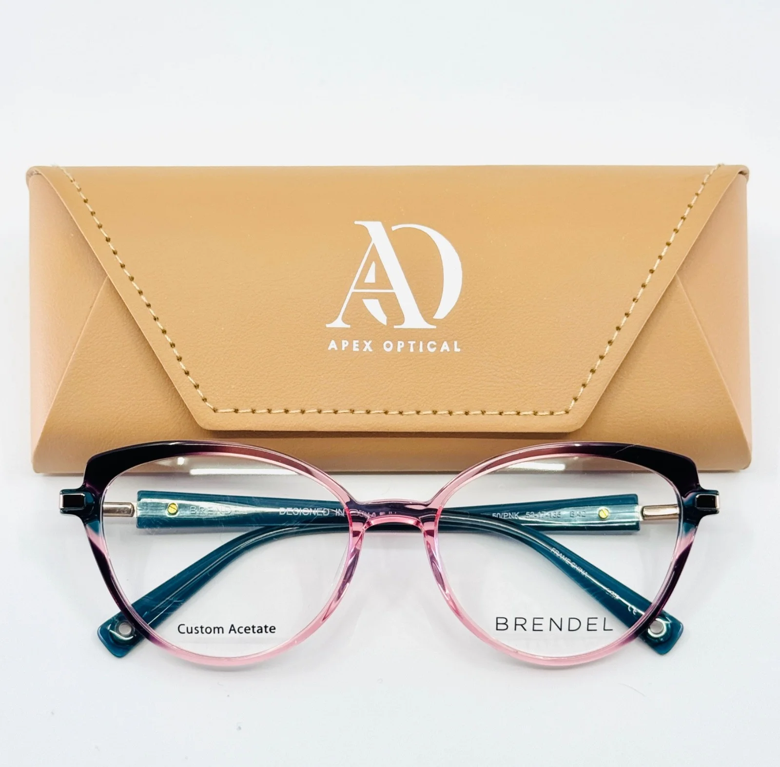 Coach Eyeglasses Frames HC6181 5656 Transparent Pink Ombre Cat Eye 54-17-140 4