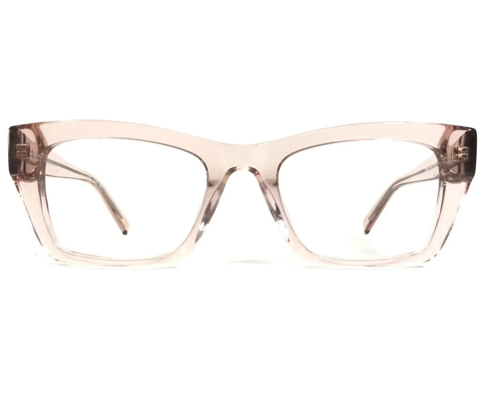 DKNY Eyeglasses Frames DK5021 265 Clear Pink Cat Eye Thick Rim 51-20-135