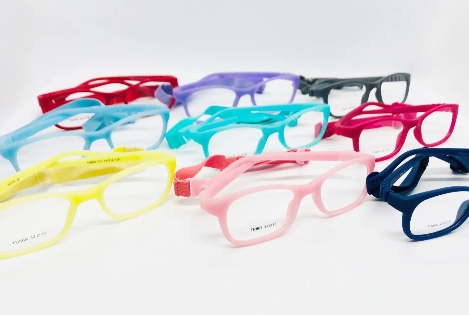 Kids Glasses Frame with Strap BABY TODDLER Optical Flexible Boys Girls 44-15-120