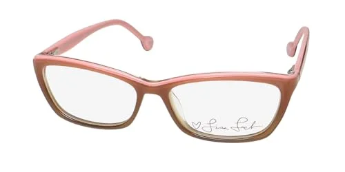 Lisa Loeb Eyewear Eyeglasses Pink Sky Berry Rose 47-16-125 Kids Frames W/ Case