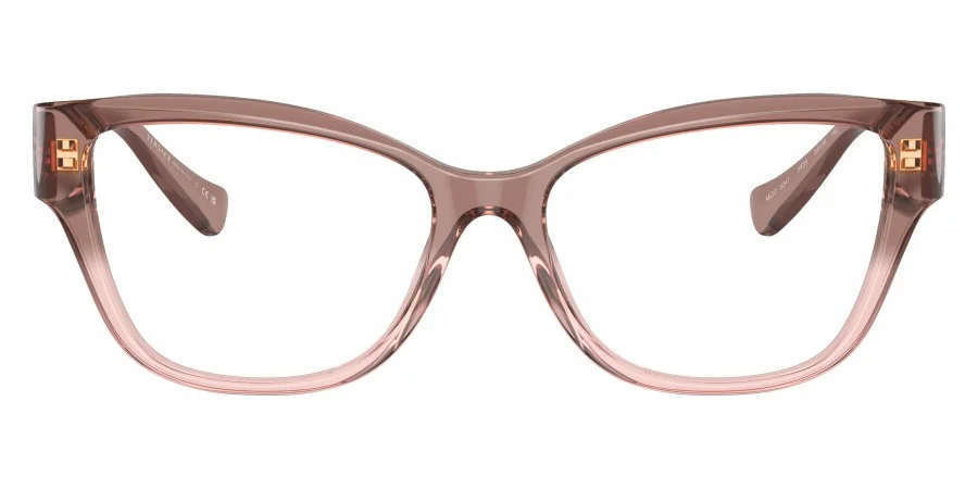 New Versace Women Square Eyeglasses VE3347 5435 Pink Transparent 52mm 3