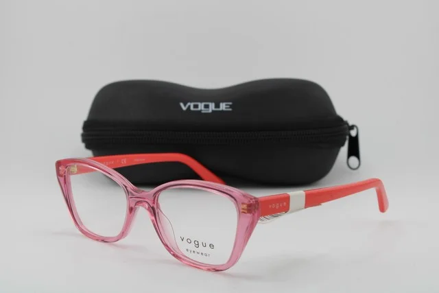 NEW VOGUE EYEWEAR KIDS VY 2010 2836 CLEAR PINK NEON AUTHENTIC EYEGLASSES 46-16