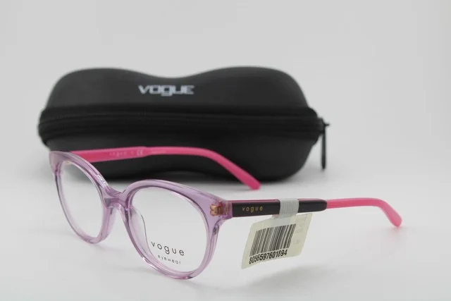 NEW VOGUE EYEWEAR KIDS VY 2013 2866 CLEAR PURPLE PINK AUTHENTIC EYEGLASSES 45-17