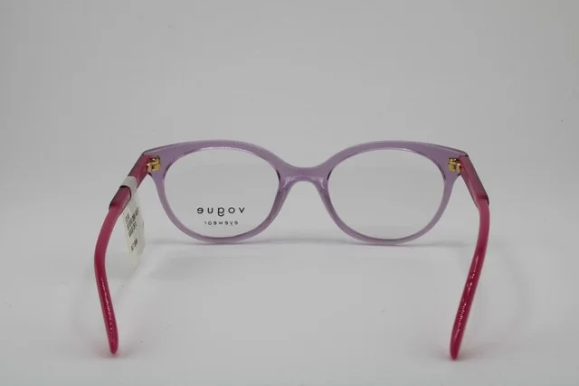 NEW VOGUE EYEWEAR KIDS VY 2013 2866 CLEAR PURPLE PINK AUTHENTIC EYEGLASSES 45-17 2