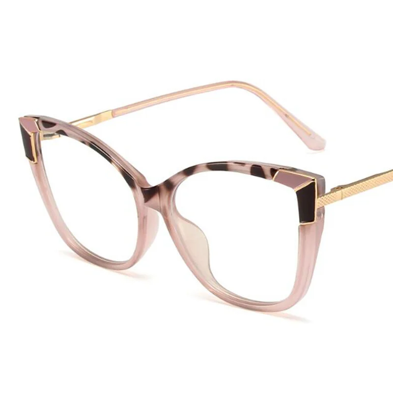 Women Cat Eye Anti-Blue Light Eyeglasses Clear Lens Fashion Glasses Frames